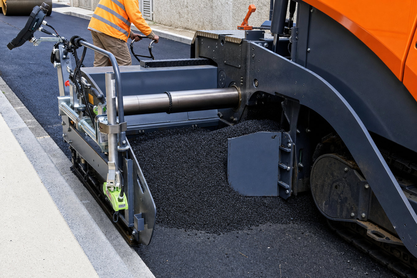 Asphalt paving