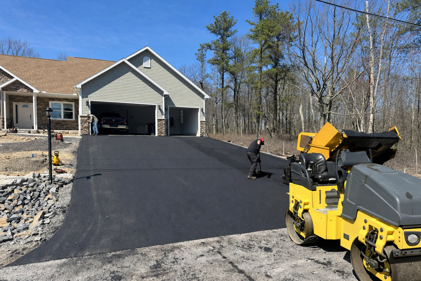 Driveway paving